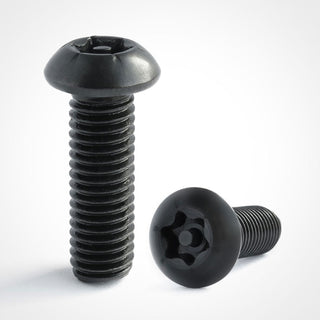 Black Stainless Steel Torx Pin Button Security Screw