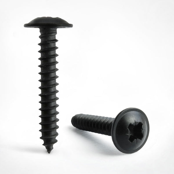 Black Stainless Steel Pozi Flange Self Tapping Screw Pozi Drive Specification BS 4174